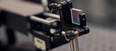 Close up of camera lens