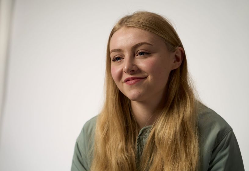 Behind the scenes photo of Alyssa