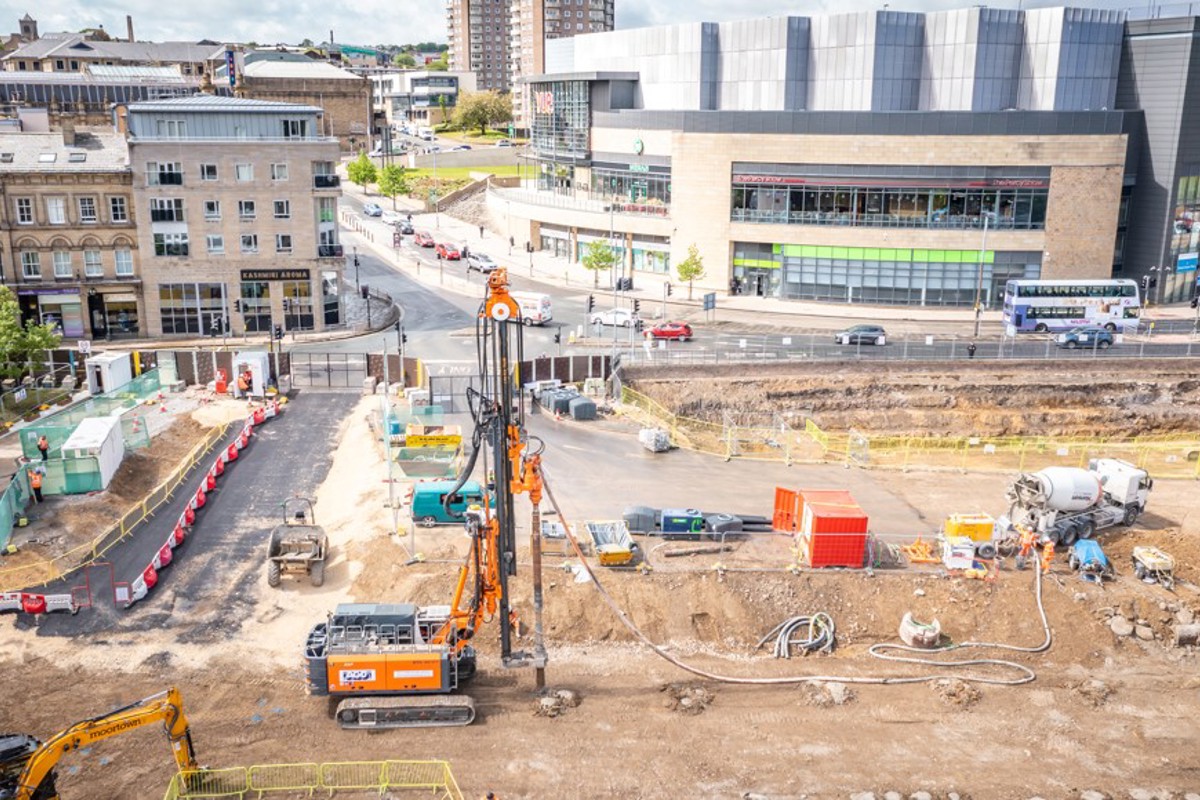 Construction at Halifax bus station