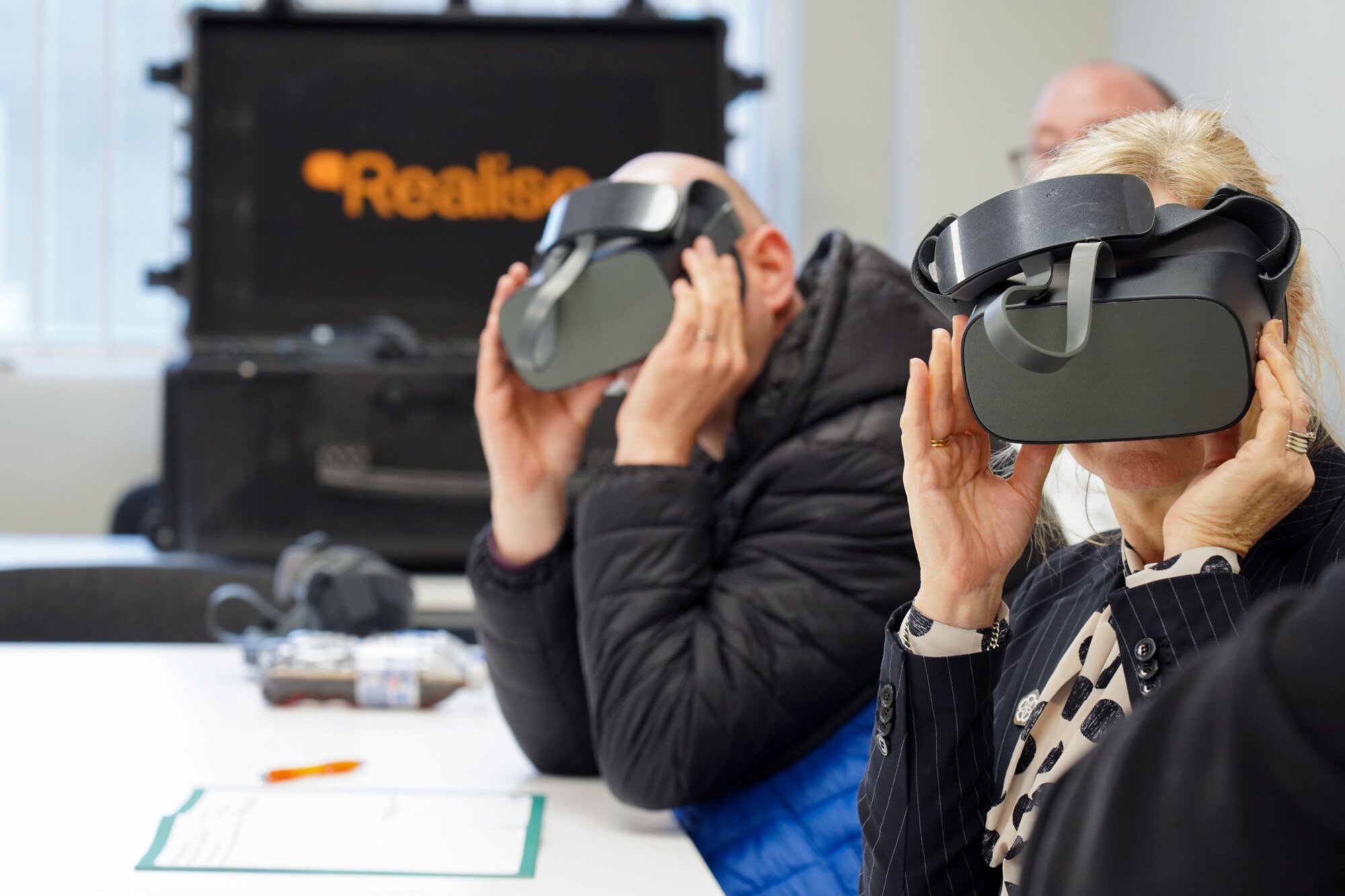 People Using VR Sets