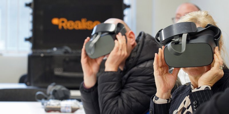 People Using VR Sets