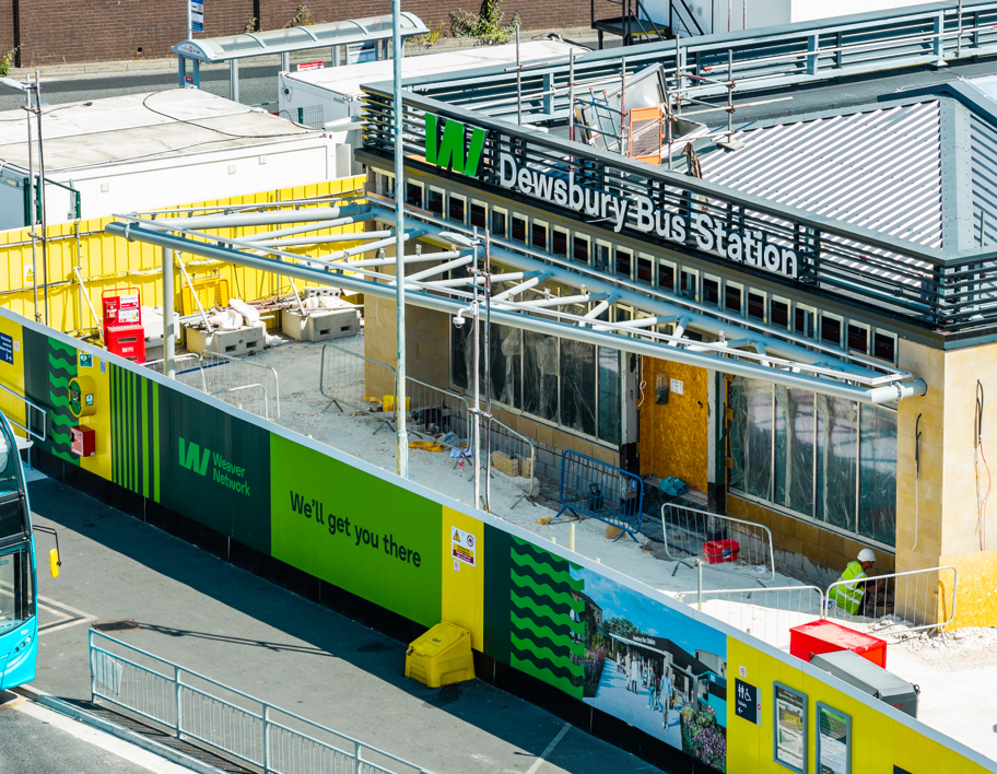 Dewsbury Bus Station Works July 2026 