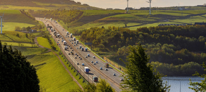 M62 Scammonden Reservoir