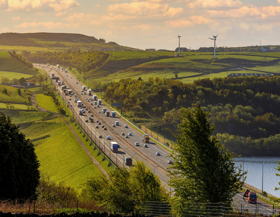 M62 Scammonden Reservoir