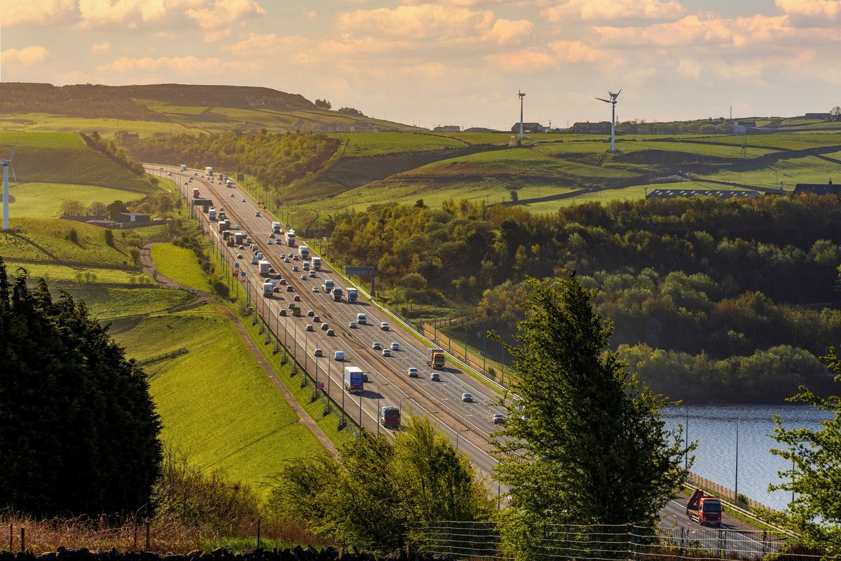 M62 Scammonden Reservoir