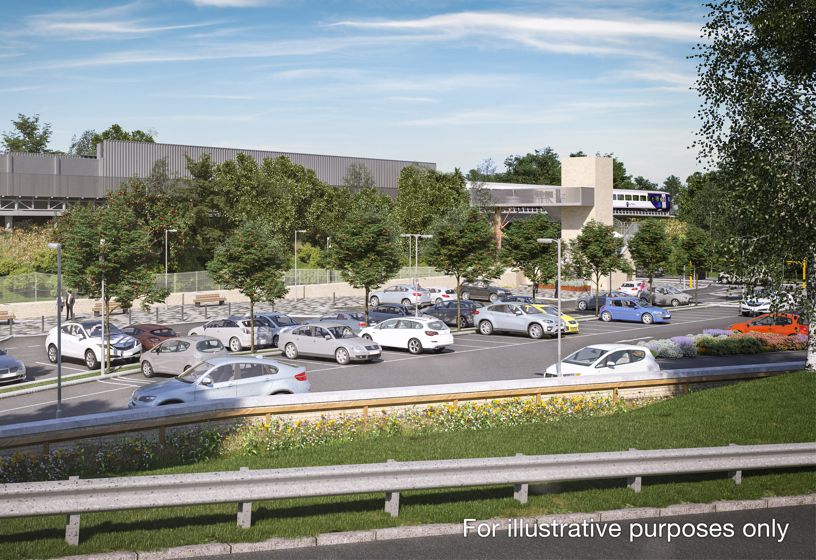 Elland Station Sliproad - concept image