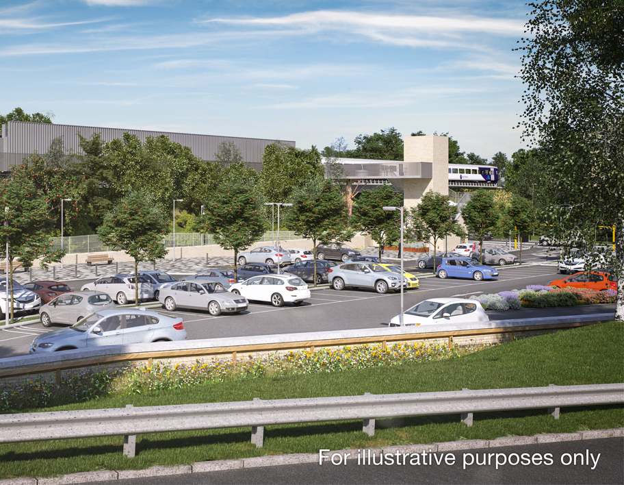 Elland Station Sliproad - concept image