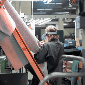 Camira Fabrics Factory Worker