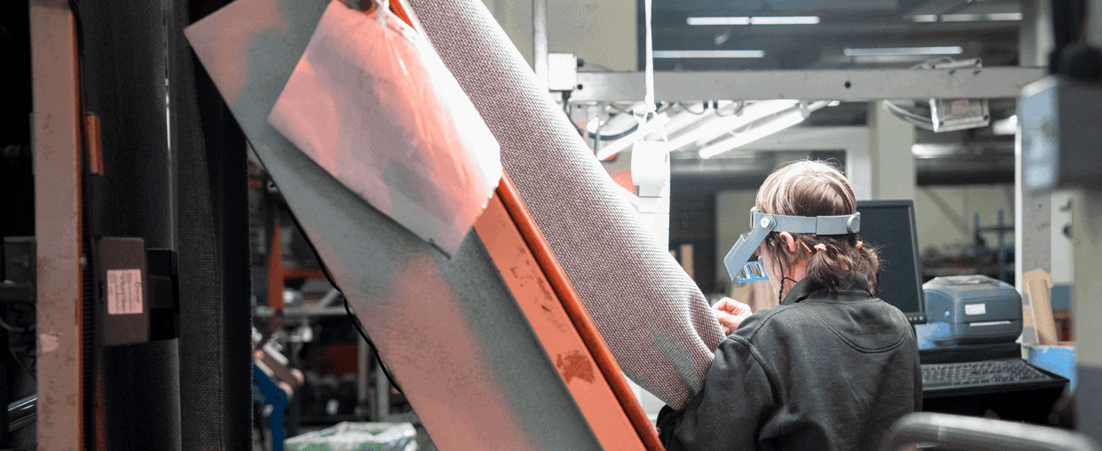 Camira Fabrics Factory Worker