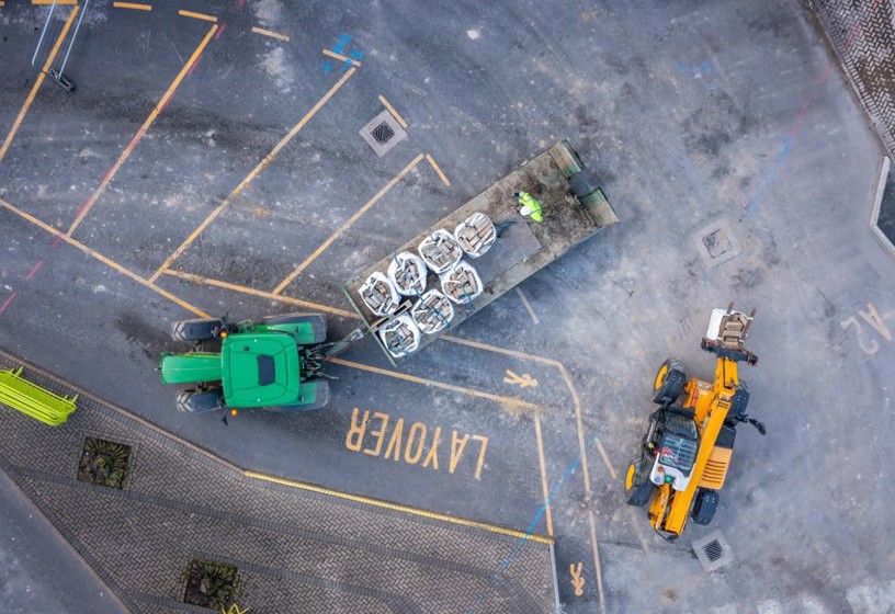 Construction at Halifax bus station