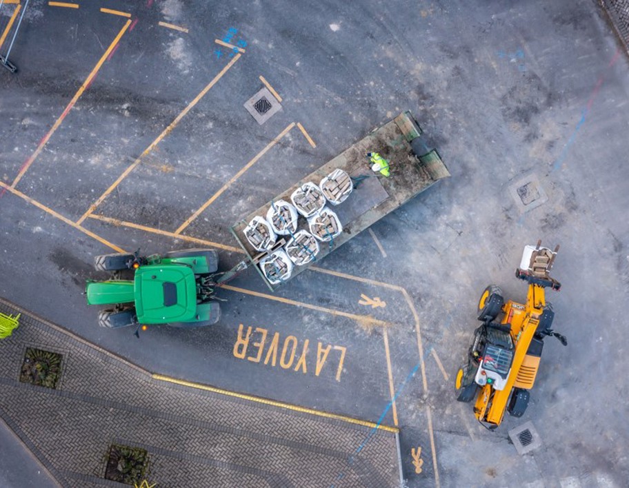 Construction at Halifax bus station