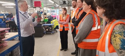 Workers In High Vis Jacket