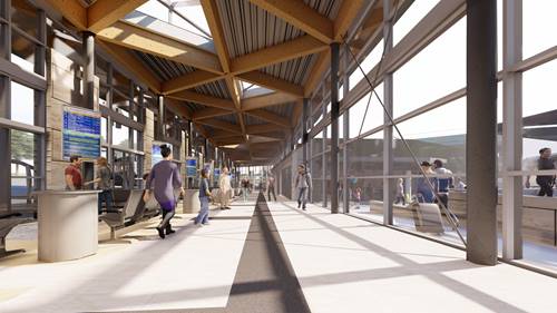Halifax Bus Station inside CGI Image