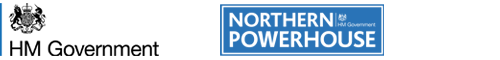 HM Government Northern Powerhouse logos