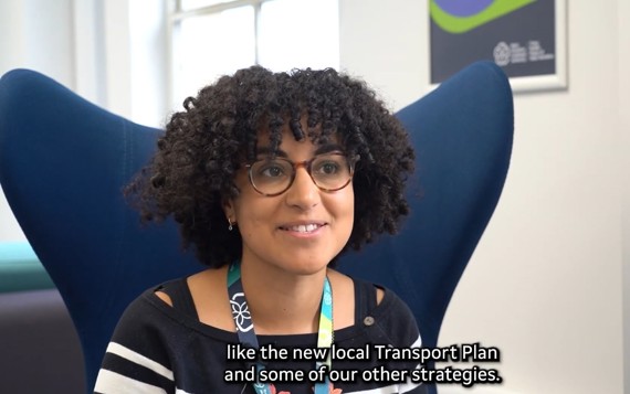 Clare Linton - still from testimonial video