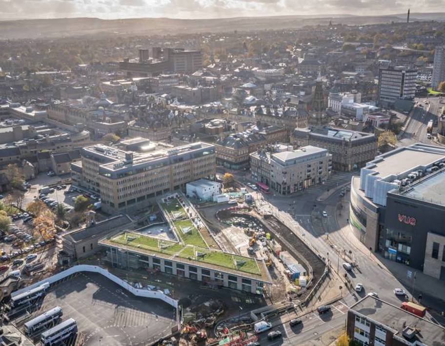 Construction at Halifax bus station