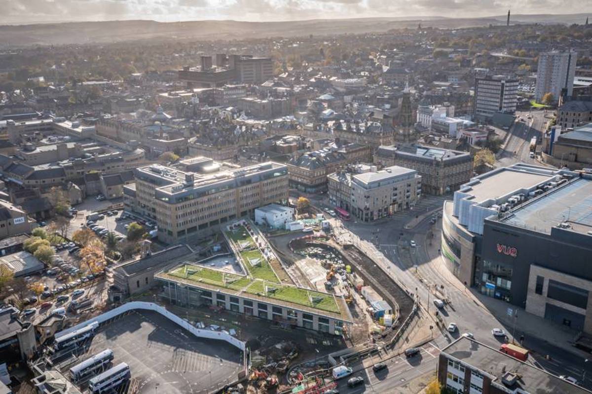 Construction at Halifax bus station