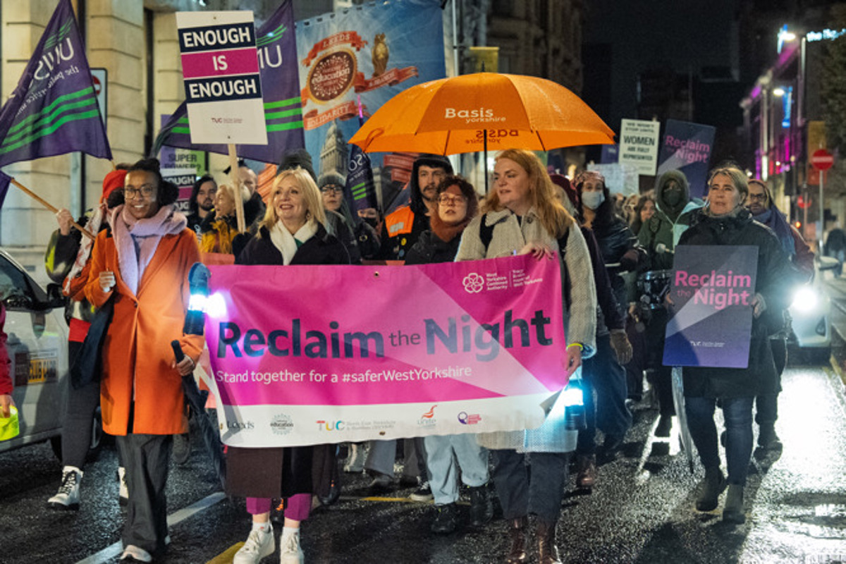 Leeds Reclaim The Night In Leeds City Centre With West Yorkshire Mayor Tracy Brabin 2 Oct 2025