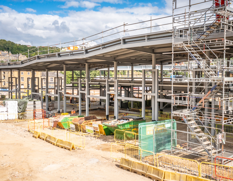 Construction at Halifax bus station