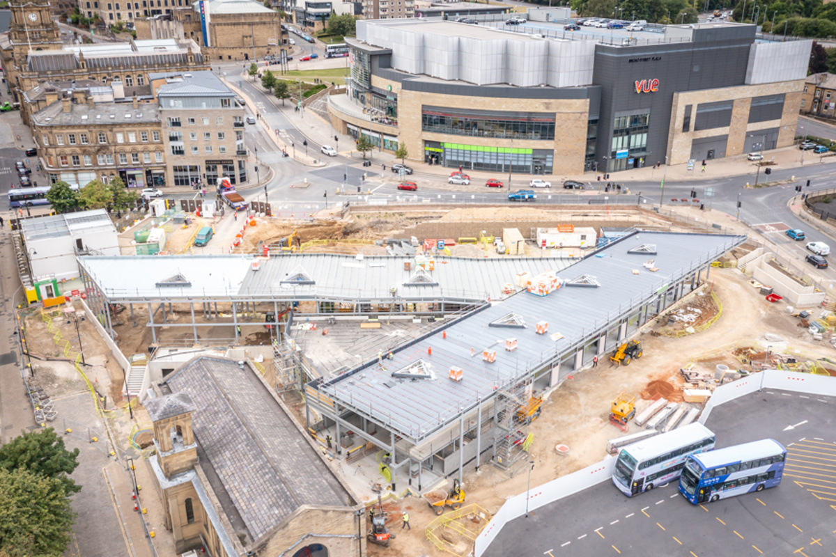 Construction at Halifax bus station