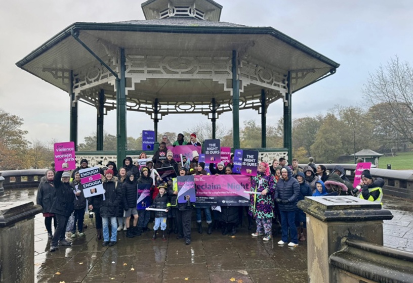 Kirklees Reclaim The Night In Greenhead Park In Huddersfield Oct 2025