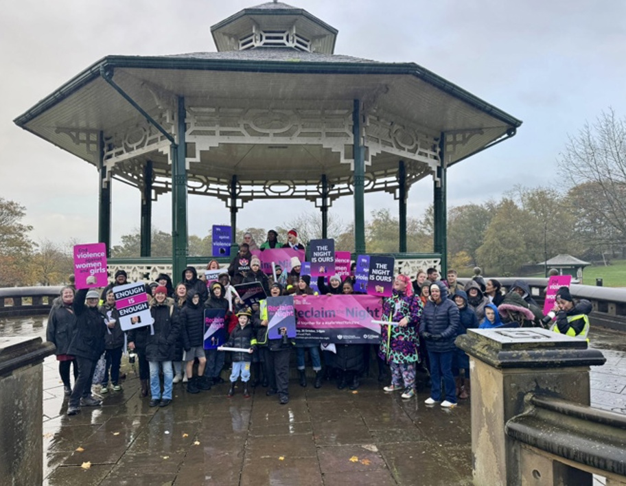 Kirklees Reclaim The Night In Greenhead Park In Huddersfield Oct 2025