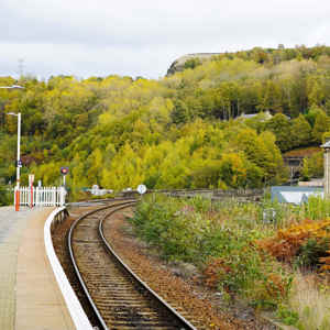 Halifax Train Station in Autumn 
