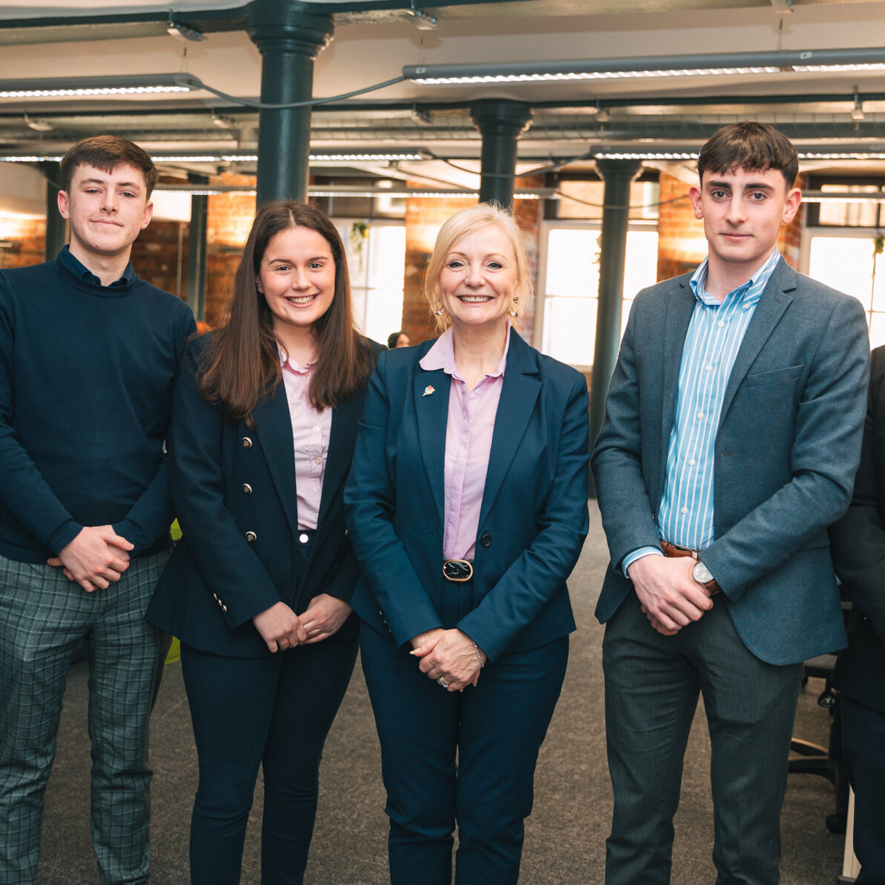 Tracy Brabin meeting apprentices as part of the Green Jobs Taskforce