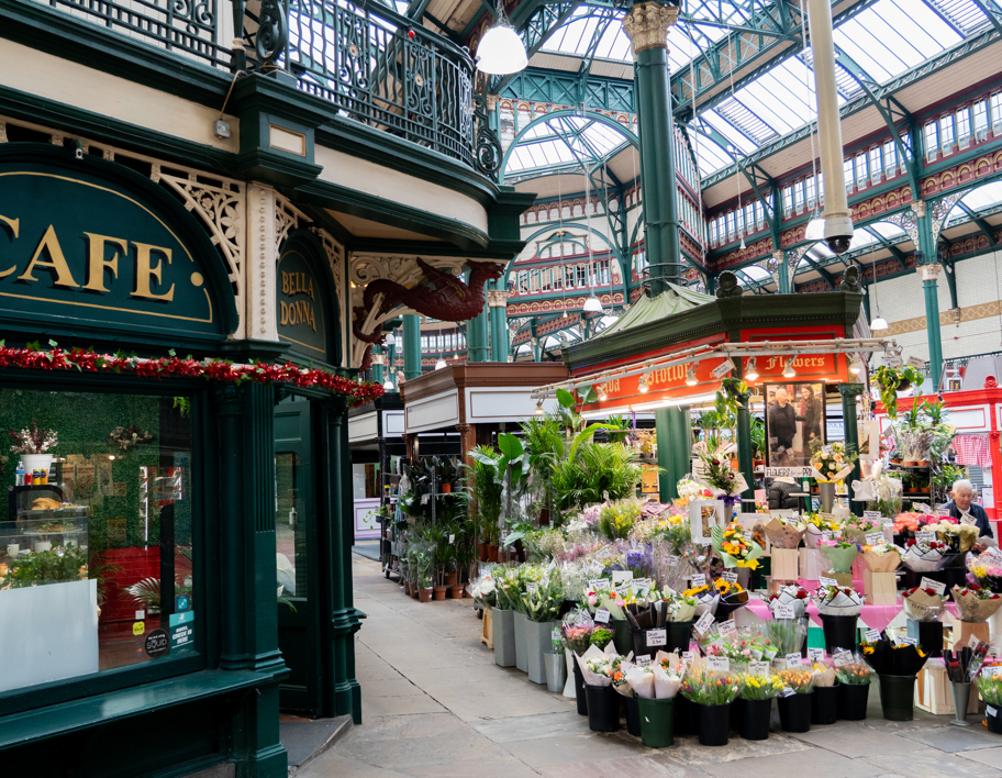 Leeds City Market interior