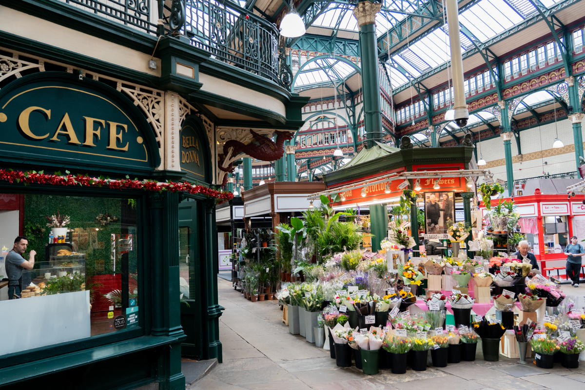 Leeds City Market interior