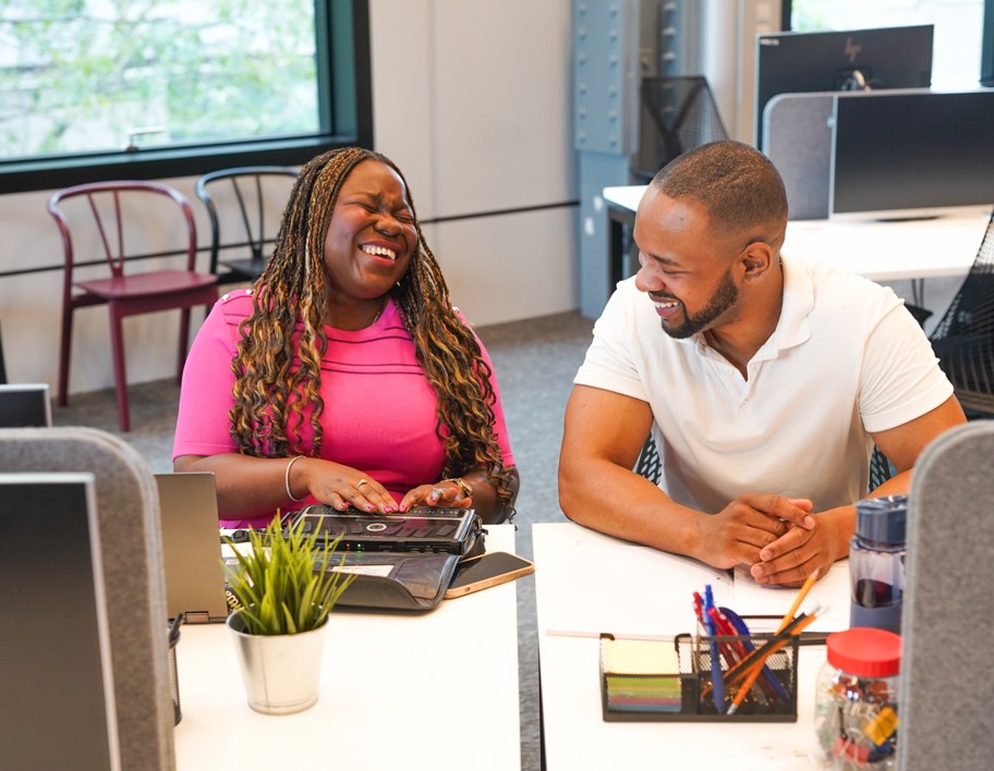 Woman Using A Screen Reader At Desk Credit