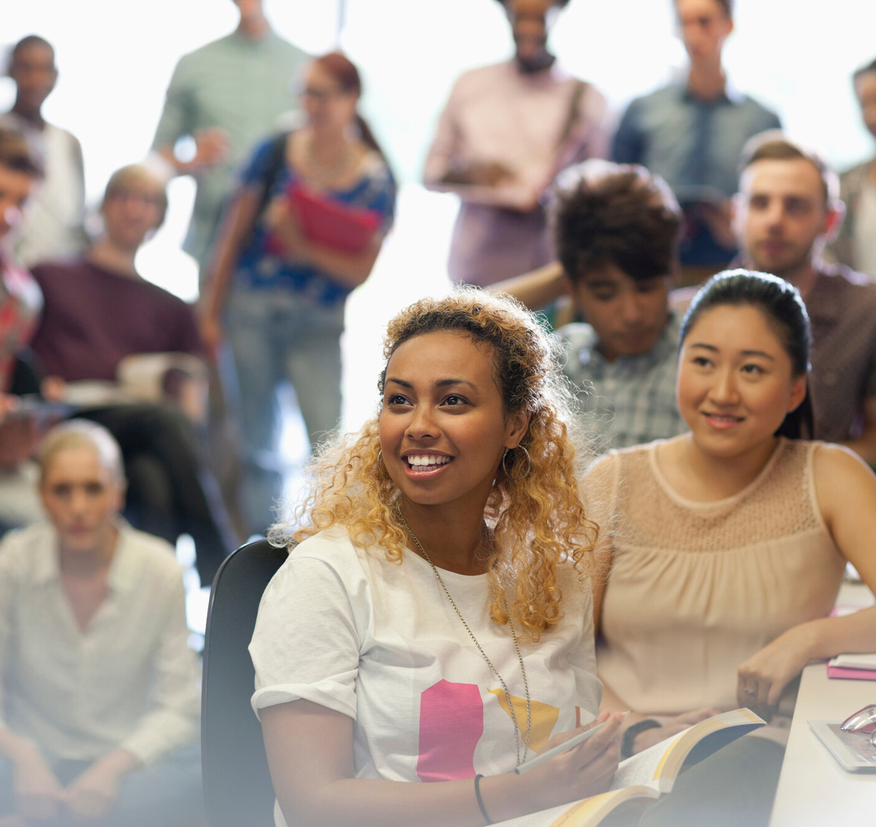 University Students In a Classroom