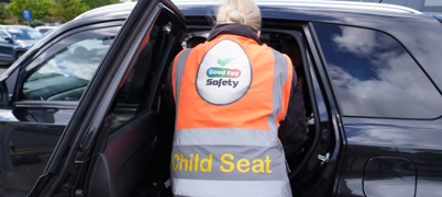 Car seat check black car