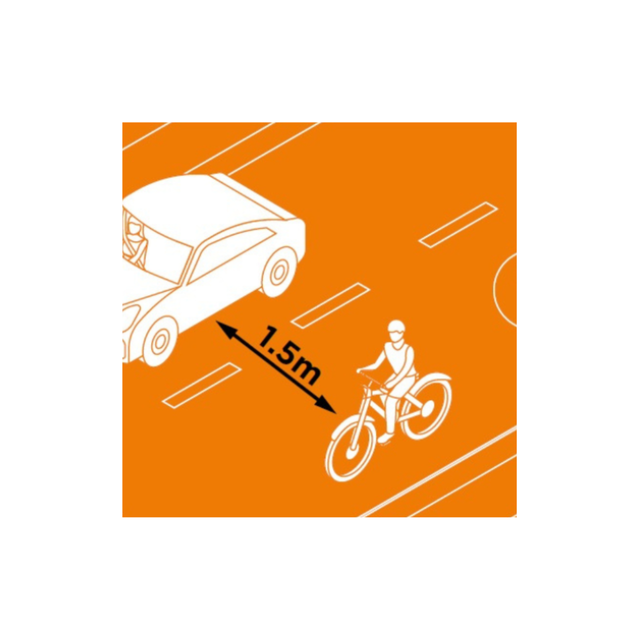 Cyclist safe pass