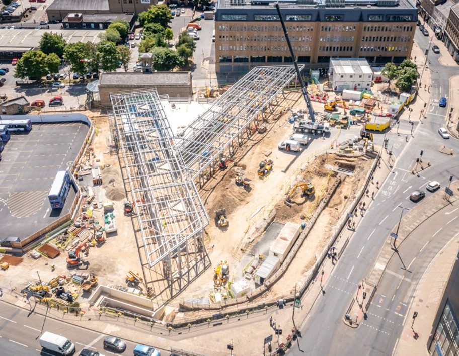 Construction at Halifax bus station