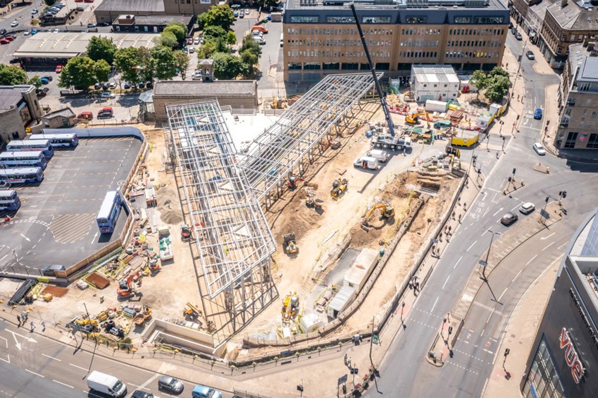 Construction at Halifax bus station