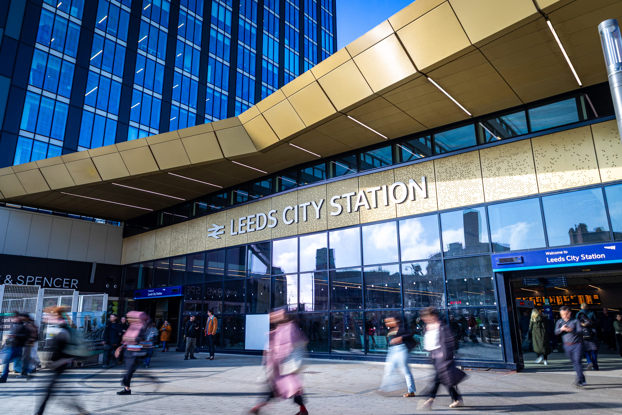Leeds Train Station Entrance