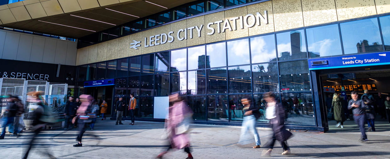 Leeds Train Station Entrance