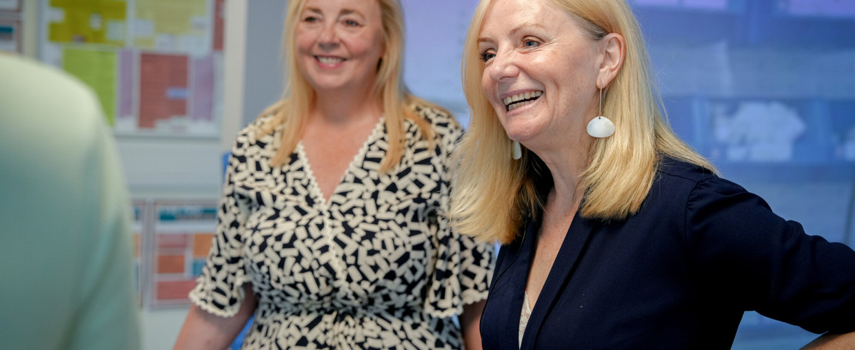 Mayor Tracy Brabin With Her Business Advisor Mandy Ridyard