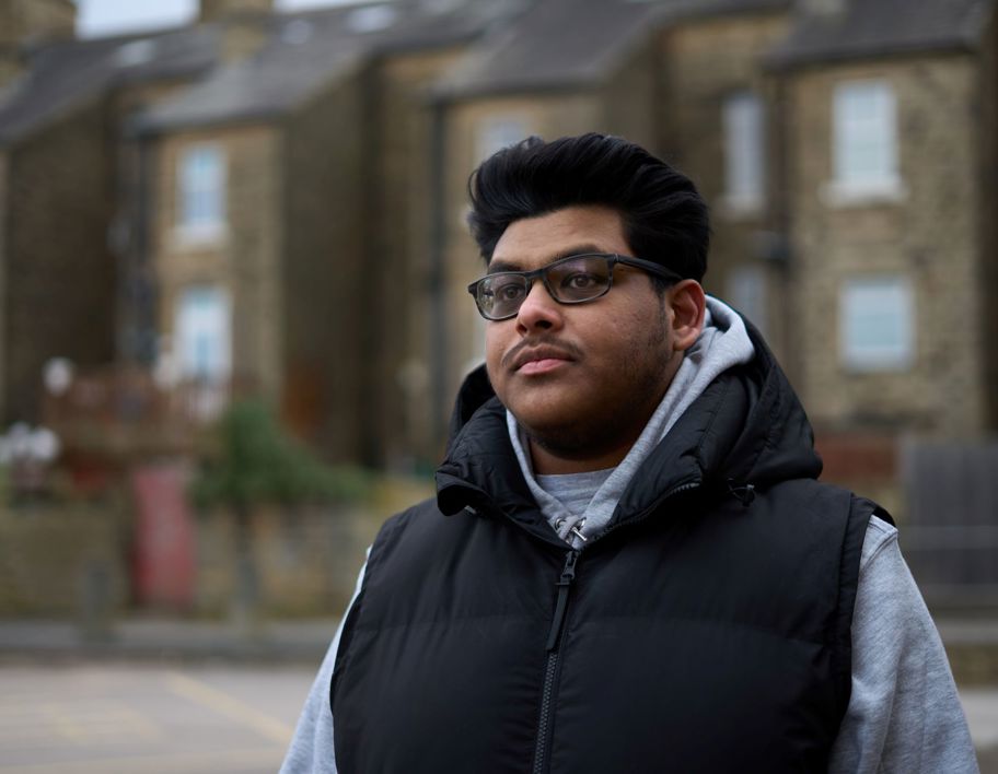 Behind the scenes photo of Kabir