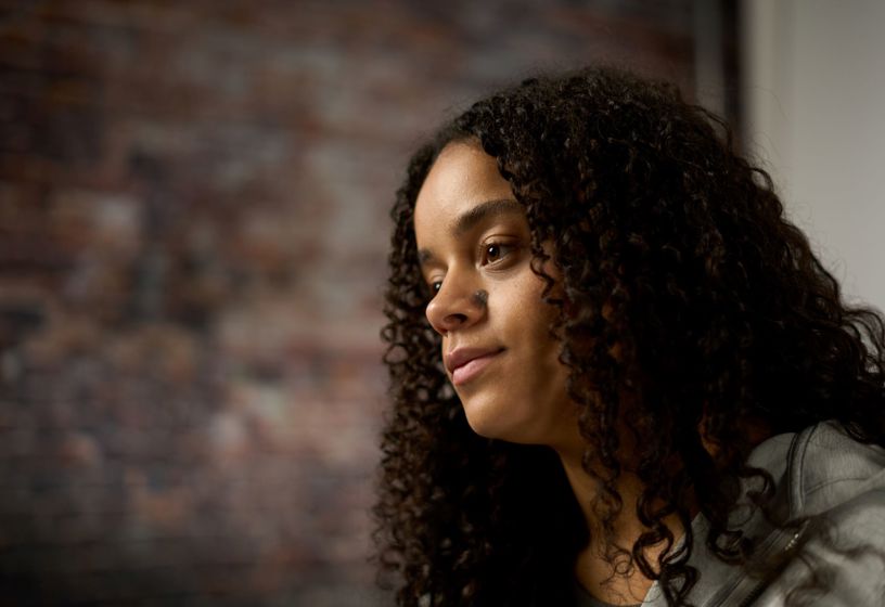 Behind the scenes photo of Violet