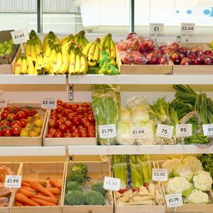 Fruit And Veg Store At Darley Street Market