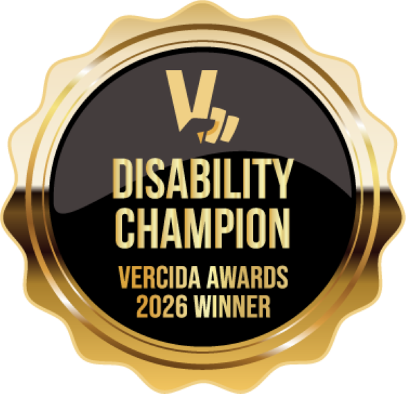 Vercida Disability Champion 2026 Logo