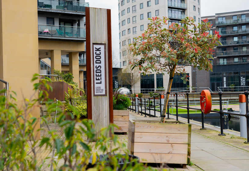 Leeds Dock footpath
