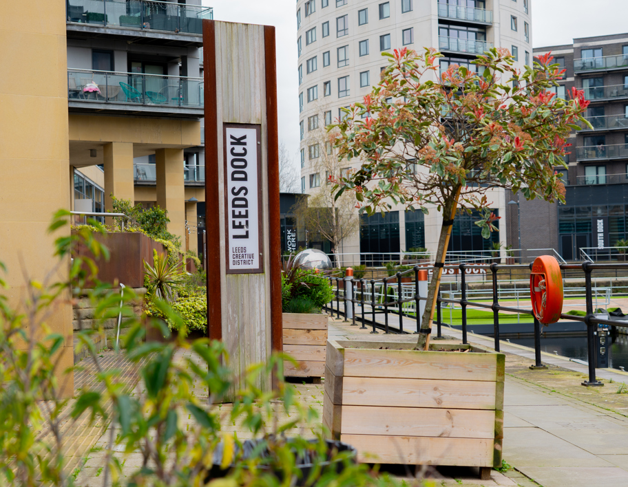 Leeds Dock footpath