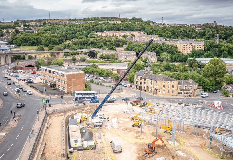 Construction at Halifax bus station
