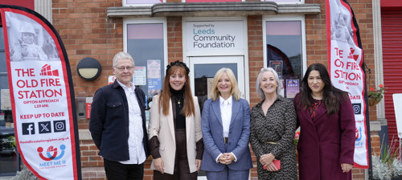 Left to right: Jason Tutin, Louise Forrest Gipsil, Tracy Brabin, Fran Etherington, Fatima Khan Shah