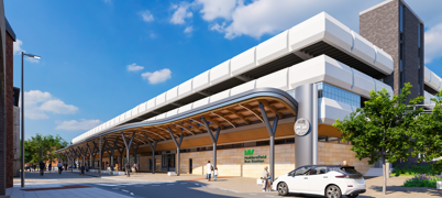 Visualisation of Huddersfield Bus Station