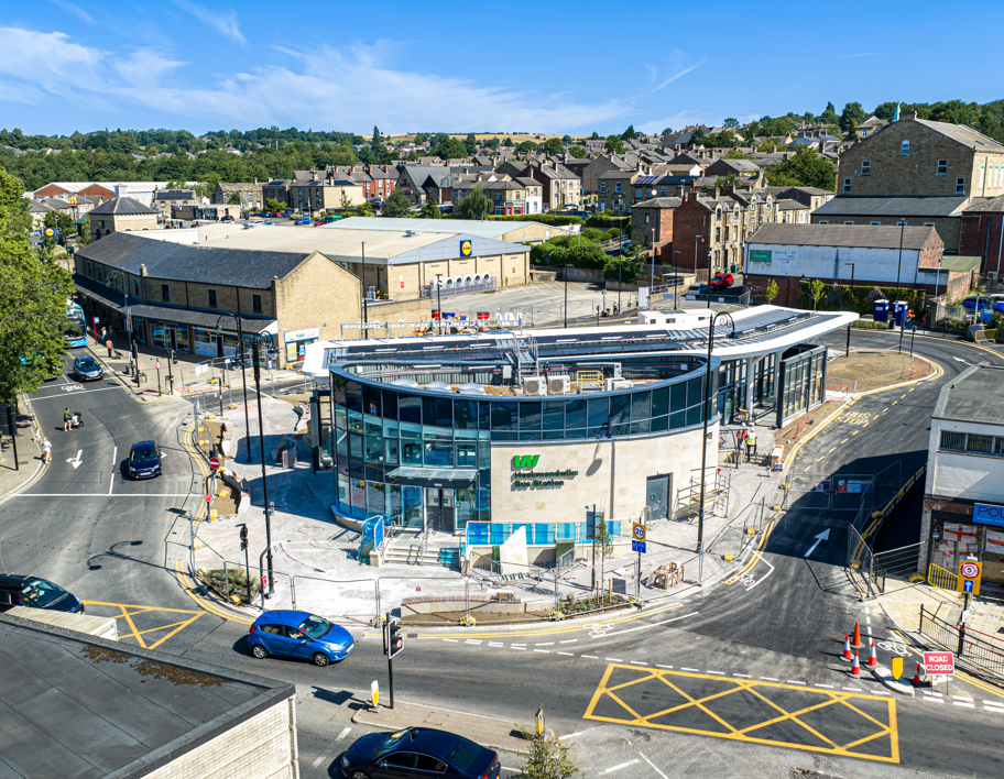 Heckmondwike Bus Station Works July 2026 