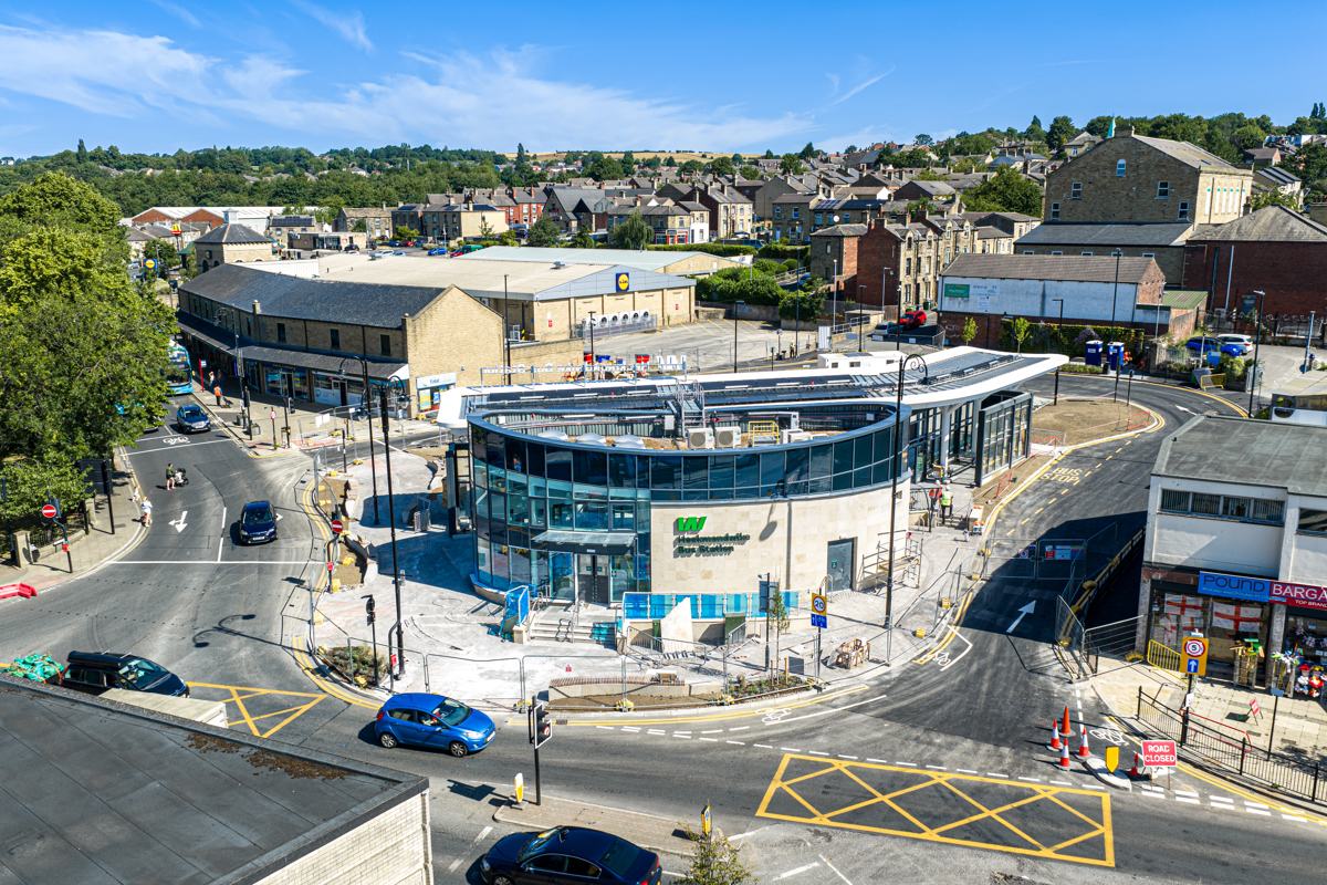 Heckmondwike Bus Station Works July 2026 